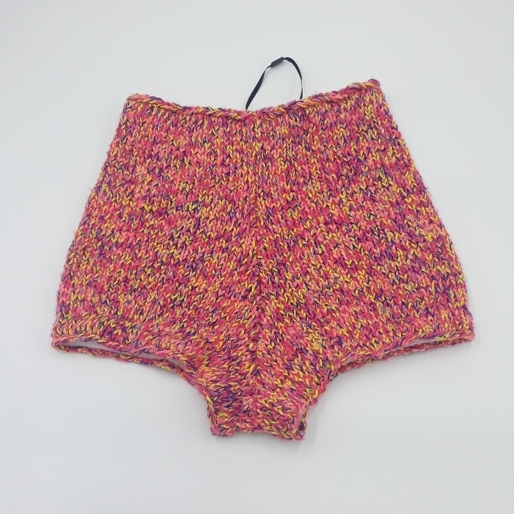 SPENCER VLADIMIR PINK CASHMERE HOTPANT SHORTS SZ S